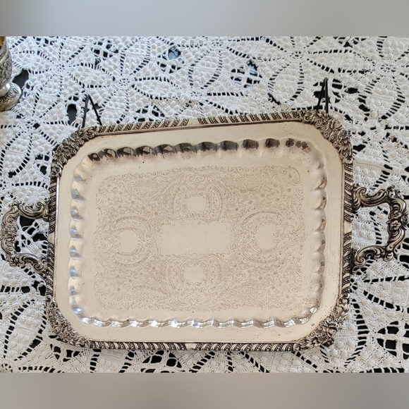 F.B. Rogers - Large Footed Platter - Picture 3 of 8